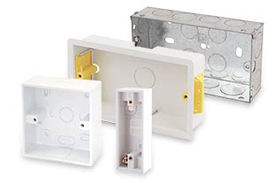 electrical back box types|screwfix double back box.